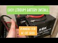 How To Install Lithium Batteries EASY! | SOK 206Ah LiFePO4 | Full Time Class C RV