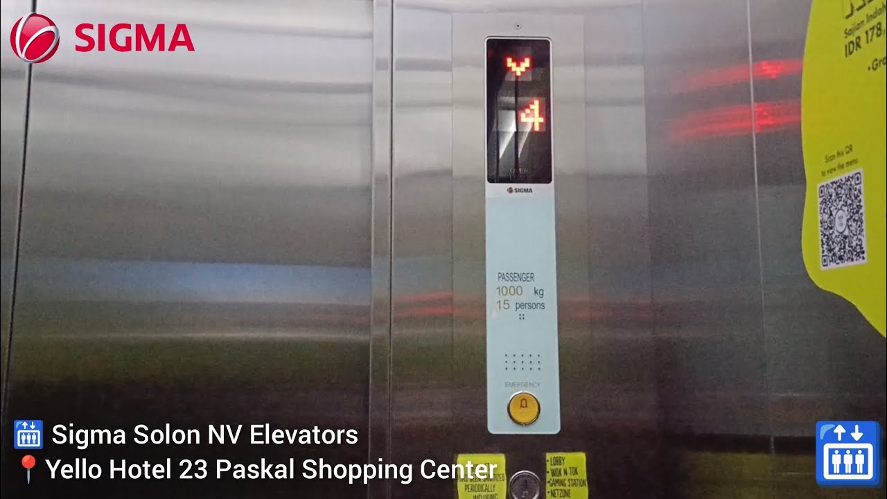 Sigma Traction Elevators - Yello Hotel 23 Paskal Shopping Center, Bandung (Shuttle Elevators)