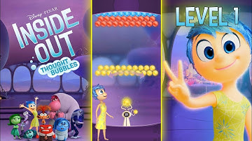 Inside Out Thought Bubbles | Tutorial & Level 1 (Joy) | Full Gameplay Walkthrough