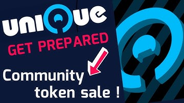 Unique Community Token Sale ! Get Prepared to Purchase UNQ Tokens !
