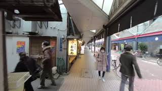 VR180 2021.3 Mon-naka～Tsukuda～Tsukishima Walking in Tokyo Japan