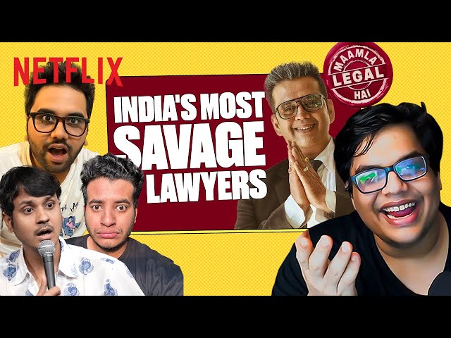 @tanmaybhat & The OG Gang REACT To MAAMLA LEGAL HAI! 😂 | Netflix India class=