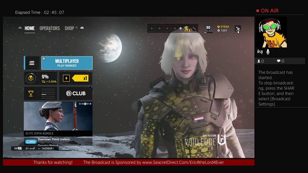 GhostPhantomChiL's Live Rainbow Six Siege With Glo Road to 100 subs ...