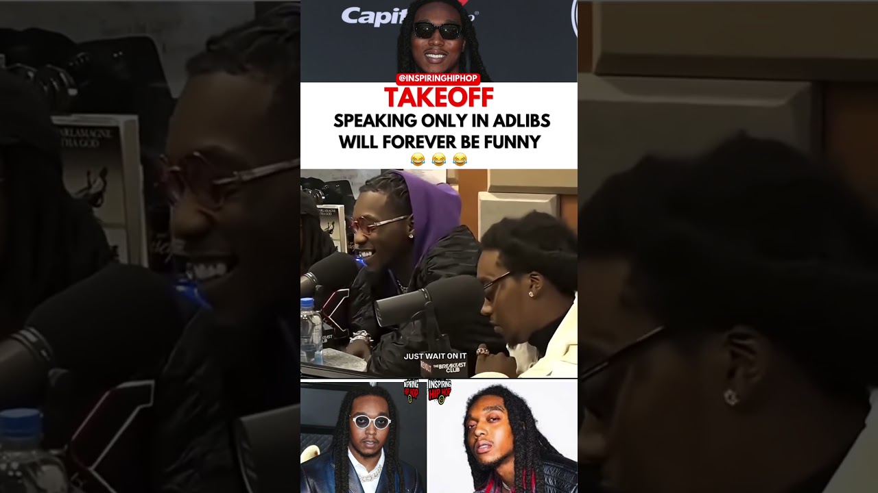 Takeoff Had Us Laughing 😂 #hiphoplegends #shorts