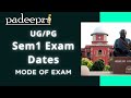 Sem 1 Exam Dates Anna University Latest News Today
