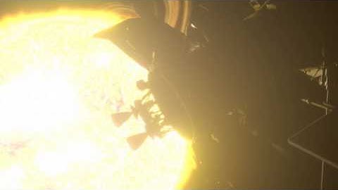 Octane Render (GPU) - bloom test with satellite/sun.