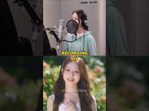 unis Milky Way recording vs MV #kpop #unis #5thgen