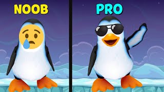 NOOB vs PRO - Penguin Run🐧تحدي الركض السريع على الثلج 🐧 screenshot 4