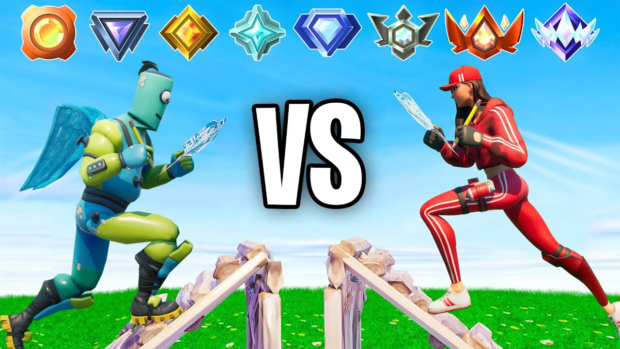 Ich 1v1 GEGEN JEDEN RANK in Fortnite!