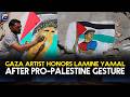 Gaza Artist Paints Mural of Lamine Yamal After Palestine Flag Gesture | Geo News English