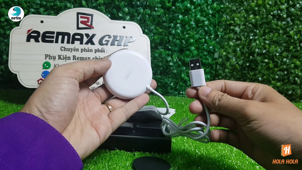 Đế sạc nhanh không dây Remax RP-W15 Max 10W tích hợp hít cố định - YouTube