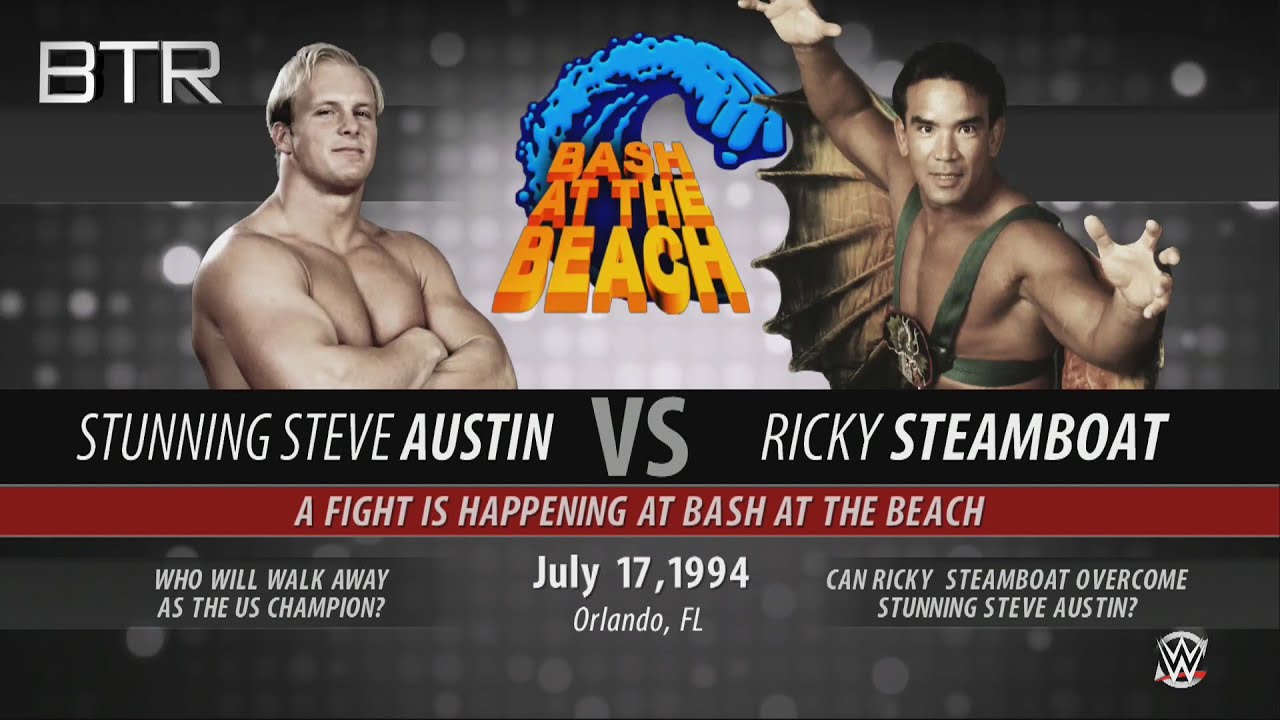 WWE 2K16 2K Showcase Stunning Steve Austin vs Ricky Steamboat 1994 Bash