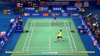 Badminton Highlights  Lee Chong Wei vs Du Pengyu  2013 BWF World Championships