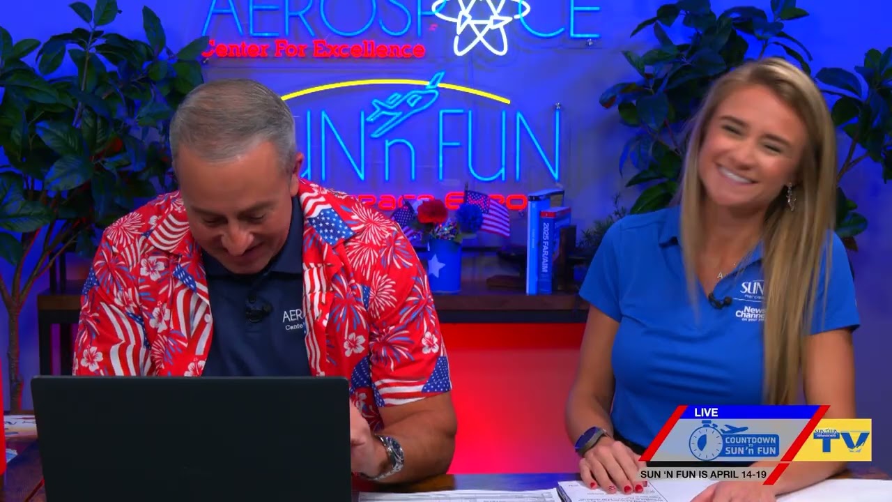 Countdown to SUN 'n FUN  for December, 2025.  Hey, SUN 'n FUN fans!