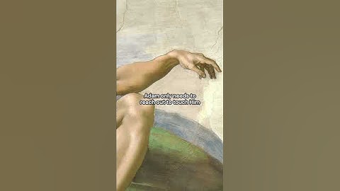 The Creation of Adam by Michelangelo #art #arthistory