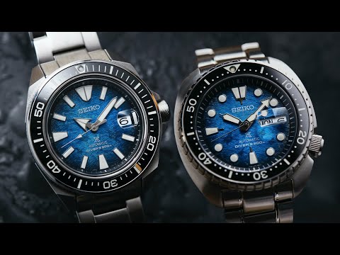 The Seiko Save The Ocean SRPE33K and SRPE39K models offer 2 of the most spellbinding dials of 2020