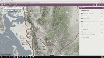 Minerals Web Mapping Tool
