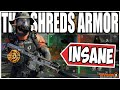 This smg just shreds players armor in division 2 its absolutely insane on this dz build