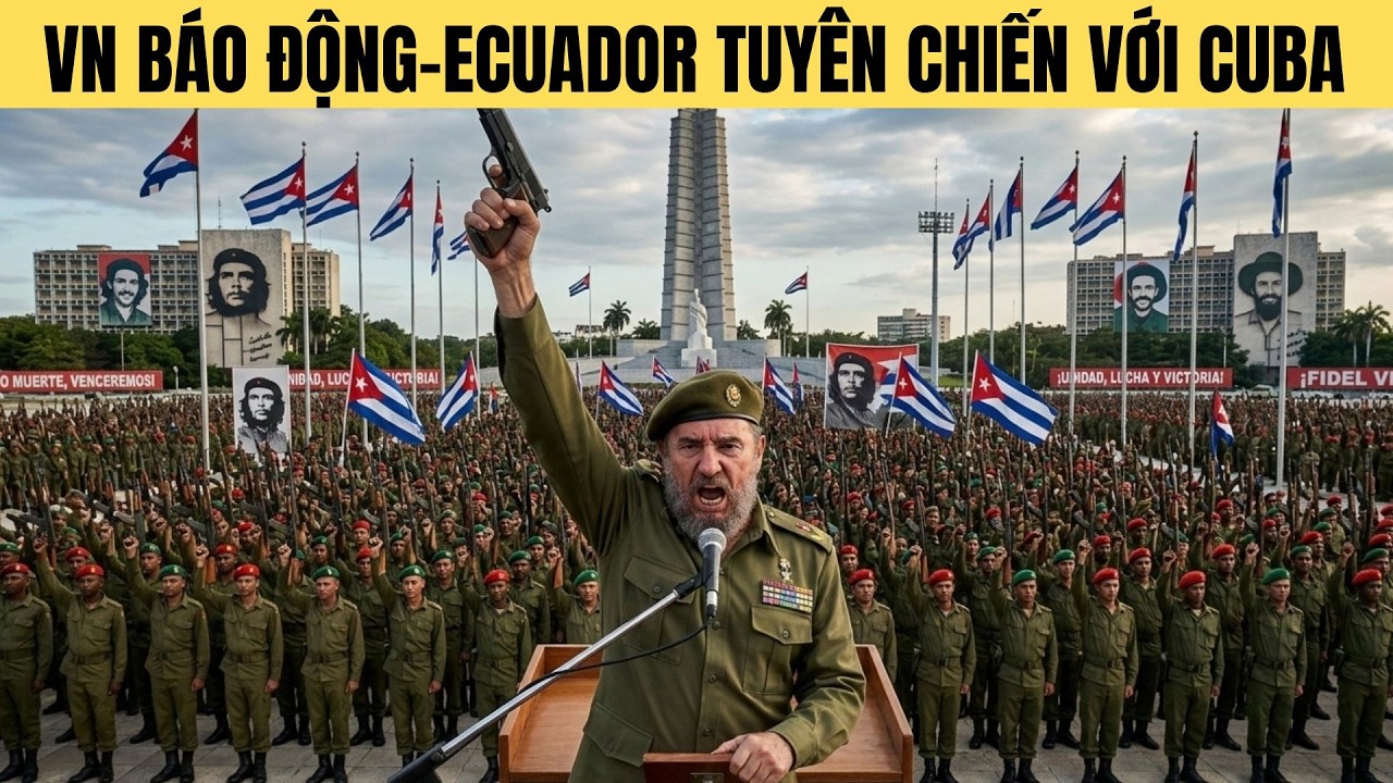 VN báo động:Ecuador bắt tay Mỹ tuyên chiến Cuba-ra tối hậu thư 48 giờ
