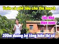 Chủ ở xa cần bán gấp vườn cà phê tiêu bám mặt đường bê tông 200m . Sẵn Nhà cửa điện nước đầy đủ