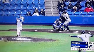 Zach Thompson 11 K's vs. Canisius.  3/1/19