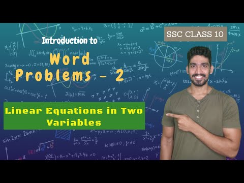 Word Problems 2 | Linear Equations in Two Variables | SSC Class 10 ...