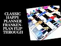 FrankenPlanner Flip Through|Classic Happy Planner