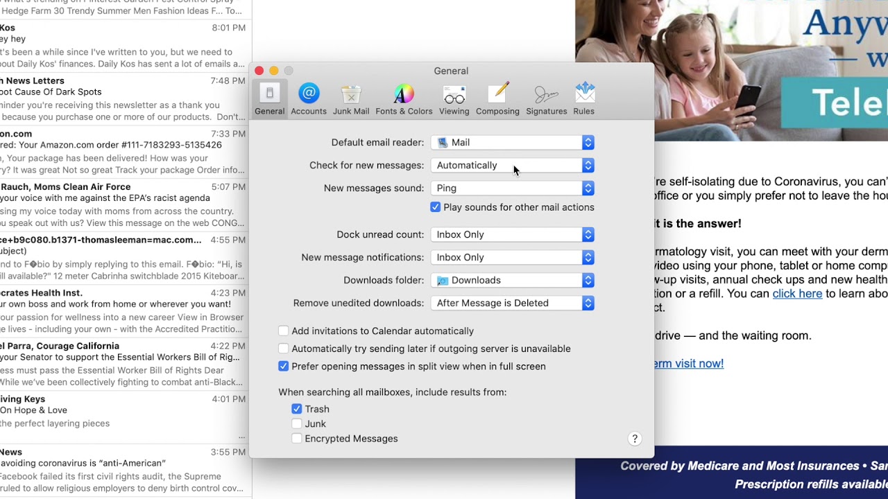 How to turn off annoying sound alerts in your email on your Mac Desktop ...