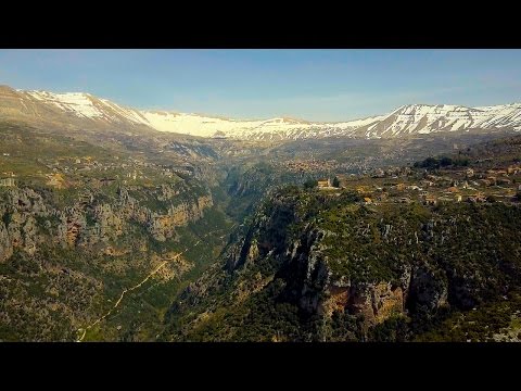 Lebanon - Qadisha Valley - the most beautiful place in the world? 4K drone footage