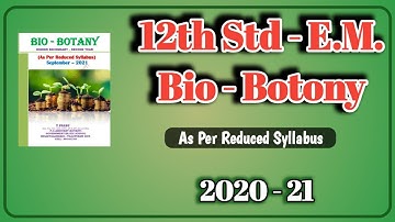 12th Bio - Botony - Full Study Material - Based on New Syllabus @G.P. Teach  #12th_StudyMaterials