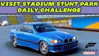 Visit Stadium Stunt Park Location Forza Horizon 5 Daily Challenge