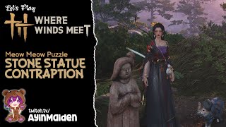 Stone Statue Contraption - Meow Meow Puzzle | Where Winds Meet screenshot 4