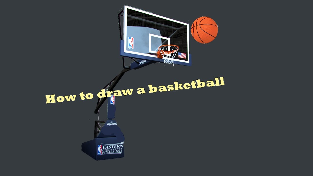 How to draw a basketball 🏀 - YouTube