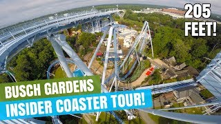 Busch Gardens Williamsburg Insider Roller Coaster Tour on National Roller Coaster Day 2017!