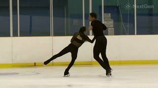Jazmine Desrochers and Kieran Thrasher - Skate Canada NextGen 2023. LP.