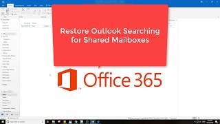 Changes in office 365 mean you are no longer able to search cached
mailbox as normally would, now when attempting an entire shared it
w...