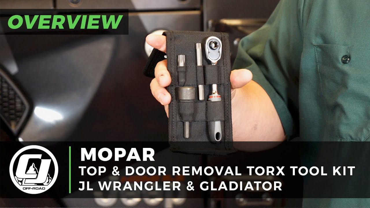 Jeep JL/Gladiator: Mopar Top and Door Removal Torx Tool Kit - YouTube