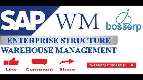 #1  SAP WM - ENTERPRISE STRUCTURE(LEARN & EDUCATE)