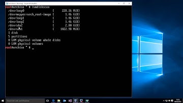 LVM Introduction 1: Arch Linux Install Part 1