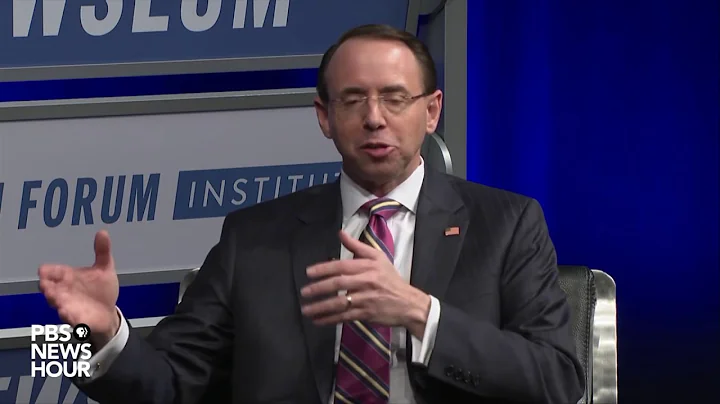 WATCH LIVE: Deputy Attorney General Rod Rosenstein...