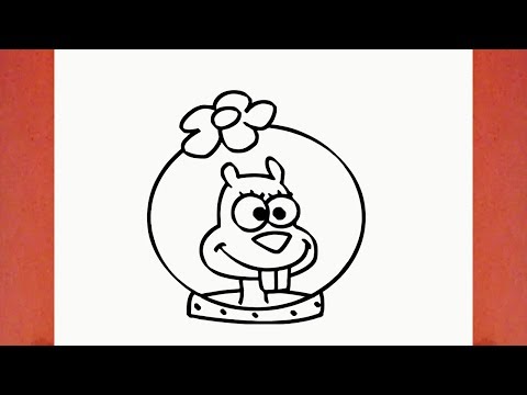 How To Draw Sandy Cheeks From Spongebob Myhobbyclass Com - brawl stars comment dessiner sandy