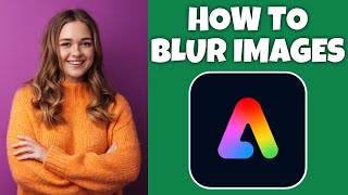 How To Blur An Image In Adobe Express | Adobe Express Tutorial screenshot 5