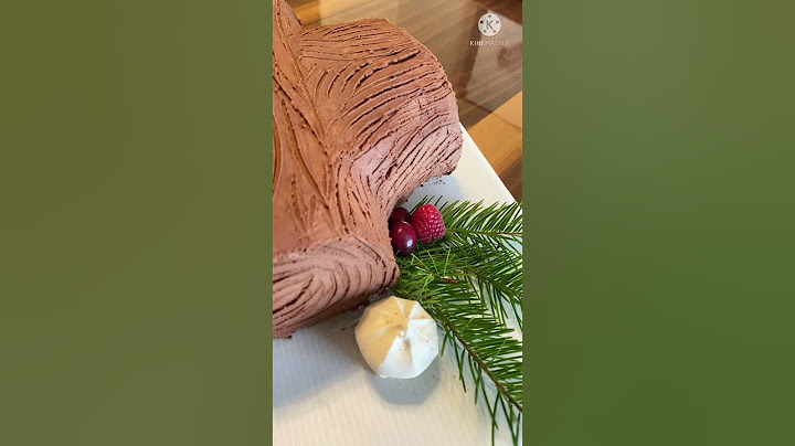 Bûche de Noël ll Yule Log Cake