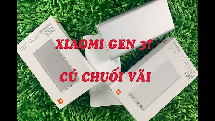 Đánh giá sạc dự phòng xiaomi gen 3