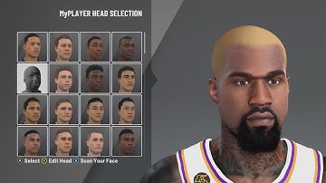 KANYE WEST FACE CREATION 2K20! HOW TO BUILD KANYE WEST IN NBA 2K20!