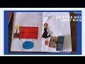 Paper doll quiet book .paper doll house .#Diy .3DR art and craft.