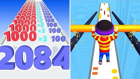 Numbers Running vs Roof Rails🔴🍅🔴New All Levels Walkthrough Gameplay HF12