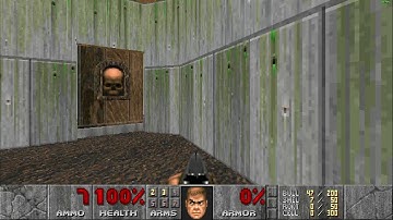 Doom Unity IL E2M5 Command Center (Secret Exit) in 21.71