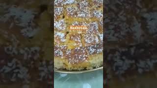 basbousa viral basbousa cake sweet arabicfoods asmr ytshort satisfying