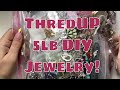 HOLD ONTO YOUR HATS! ThredUP 5lb DIY Jewelry UNBOXING! Topaz, Sterling, Diamonds and Gold!! 🤑😮